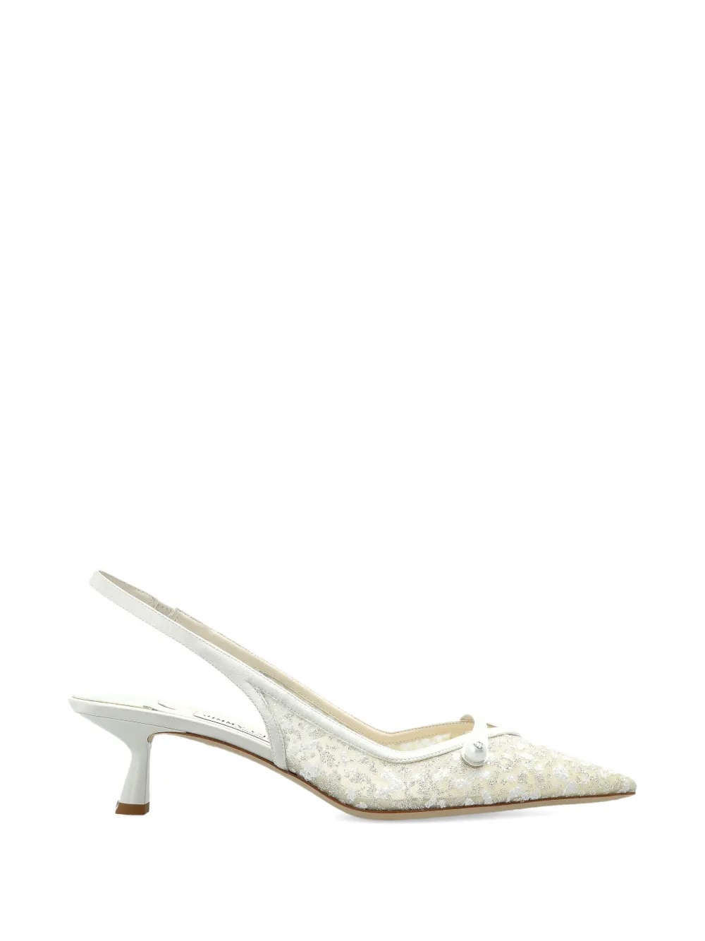 Jimmy Choo Amita verfraaide pumps Beige
