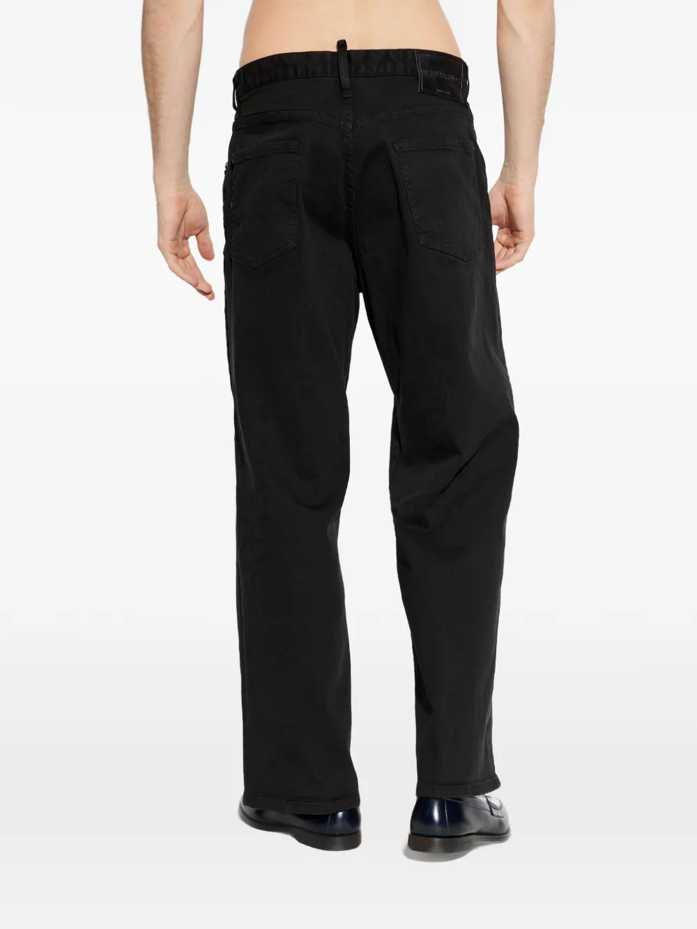 DSQUARED2 Jeans met logodetail Zwart