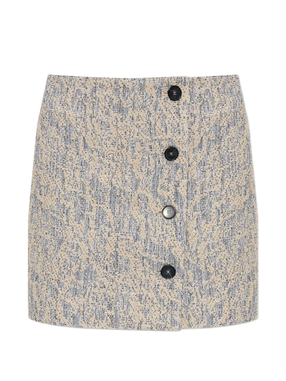 IRO buttoned mini skirt - Toni neutri