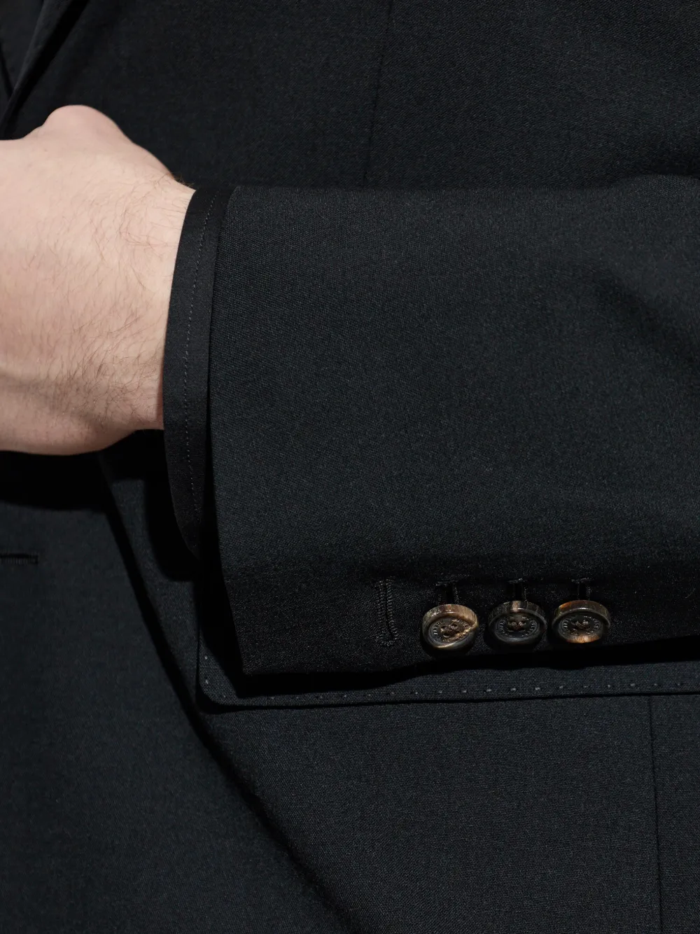 DSQUARED2 Paris pak met enkele rij knopen Zwart