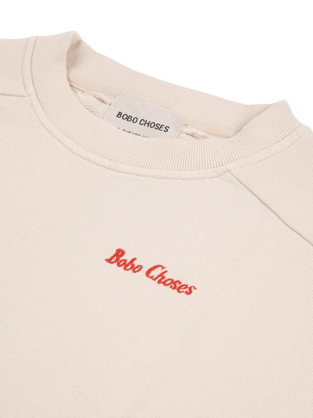 Bobo Choses Sweater met grafische print Beige