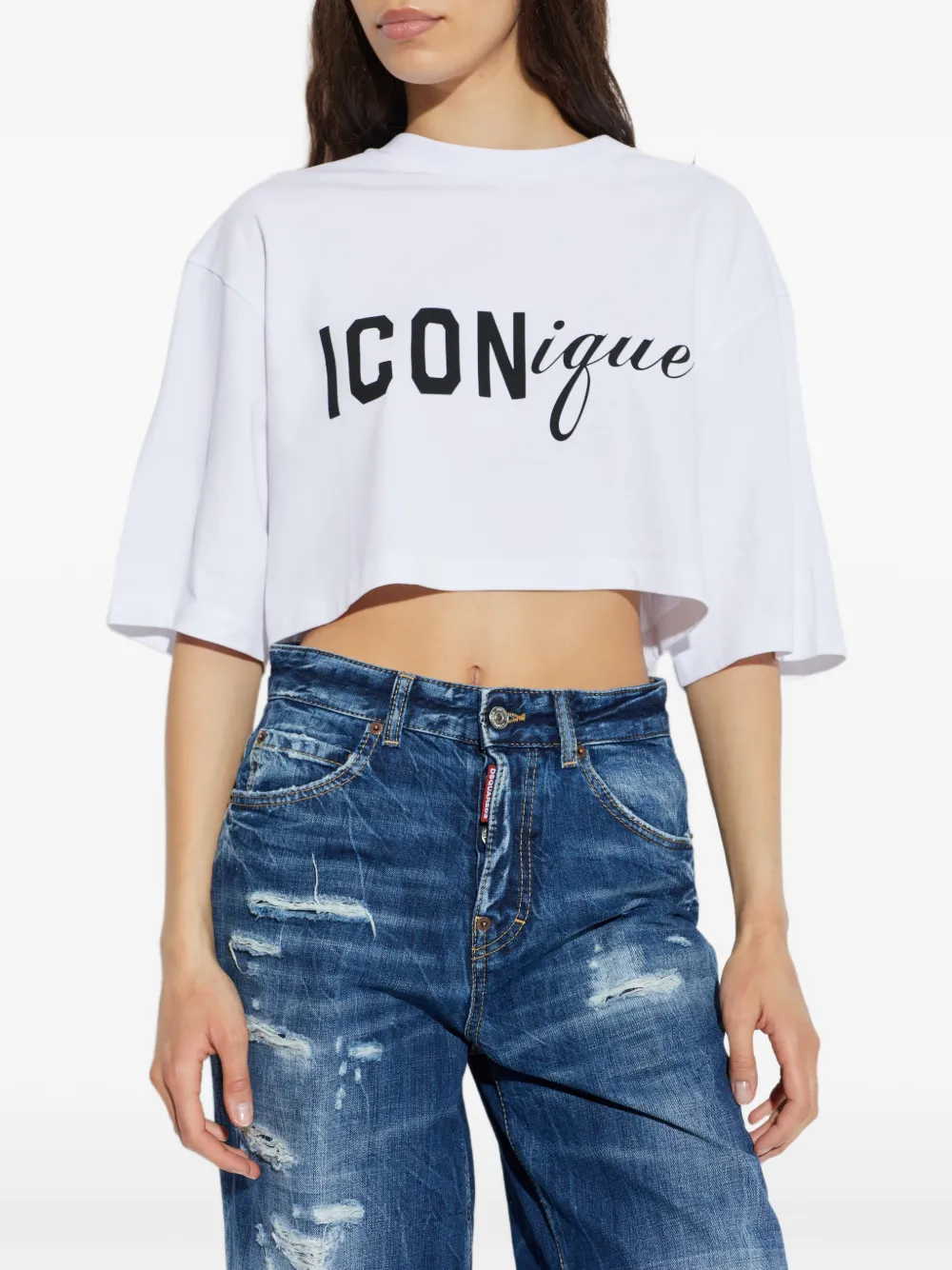 DSQUARED2 Iconique T-shirt Wit
