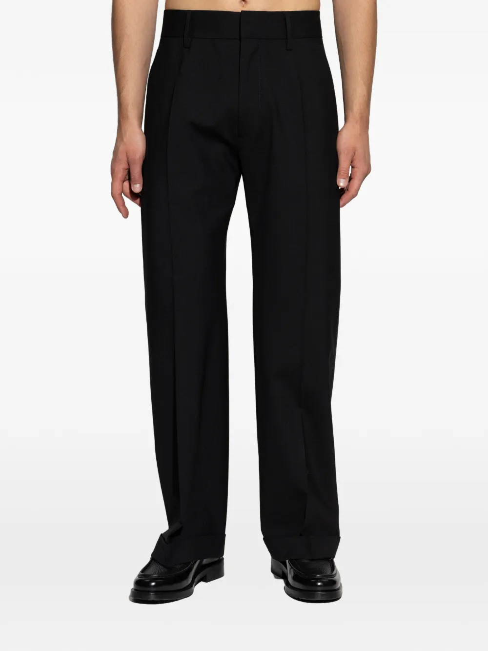 DSQUARED2 Pantalon met riemlussen Zwart