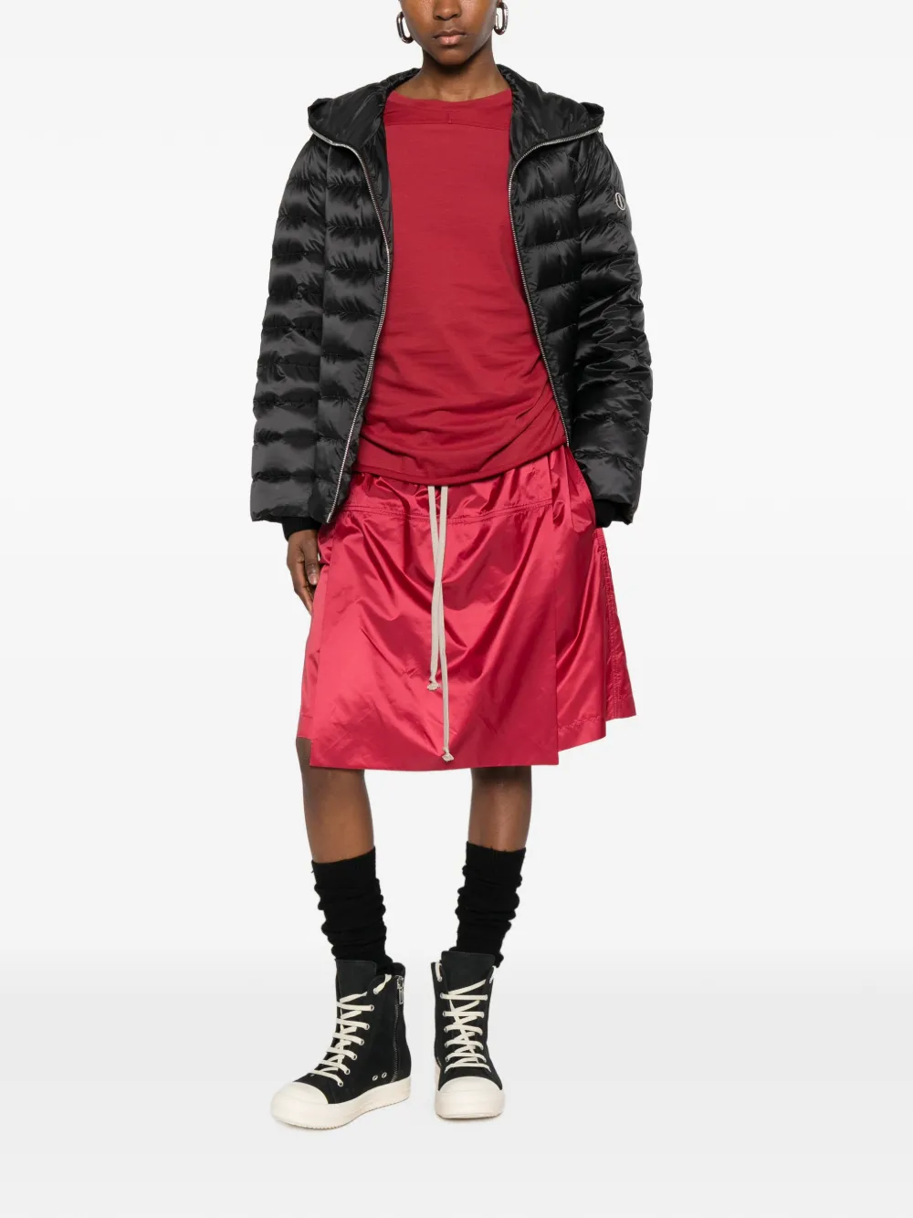 Moncler Shorts met trekkoord Rood