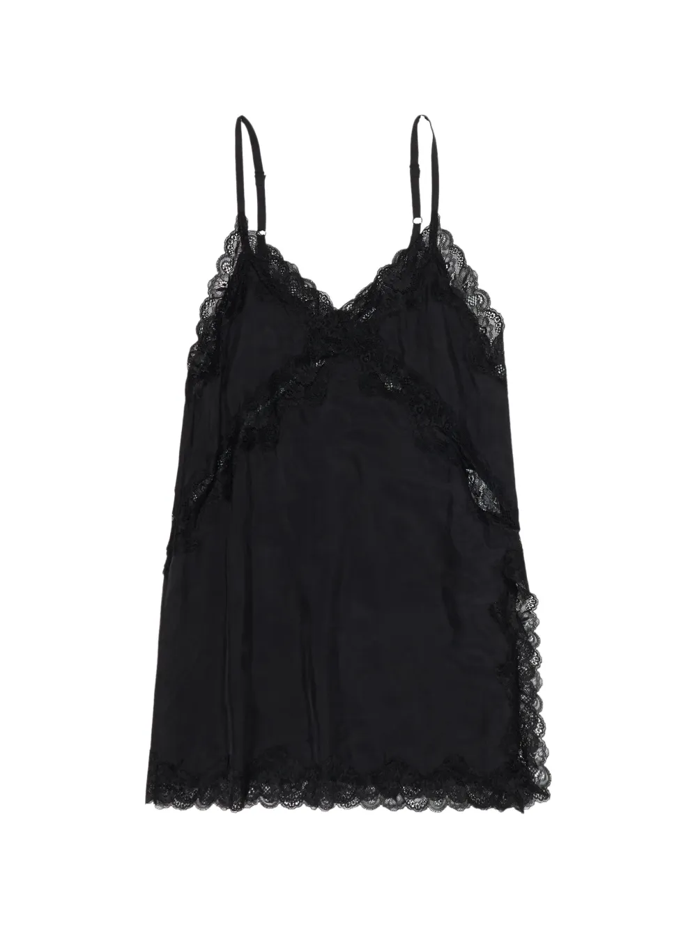 Bimba y Lola Top con dettaglio in pizzo - Nero