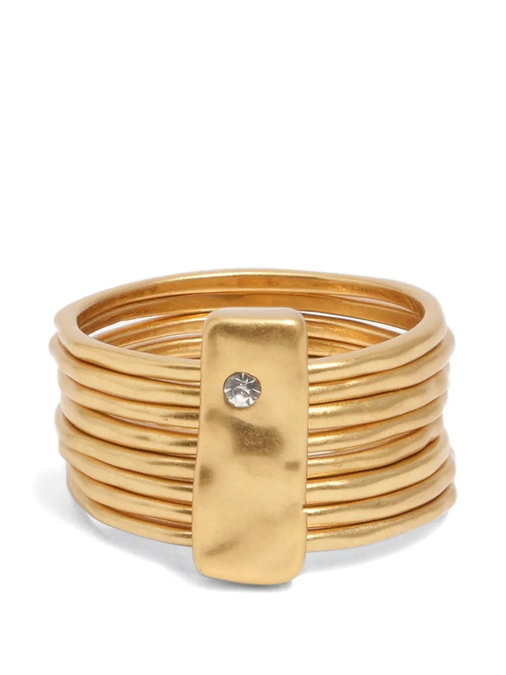 BIMBA Y LOLA Anello con logo inciso - Oro
