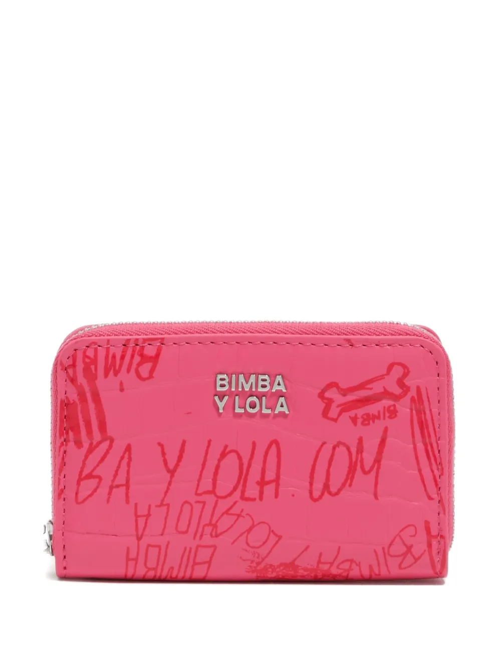 Bimba y Lola Portafoglio con zip - Rosa