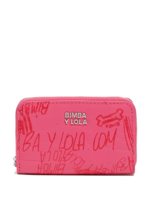 Bimba y Lola logo zip wallet