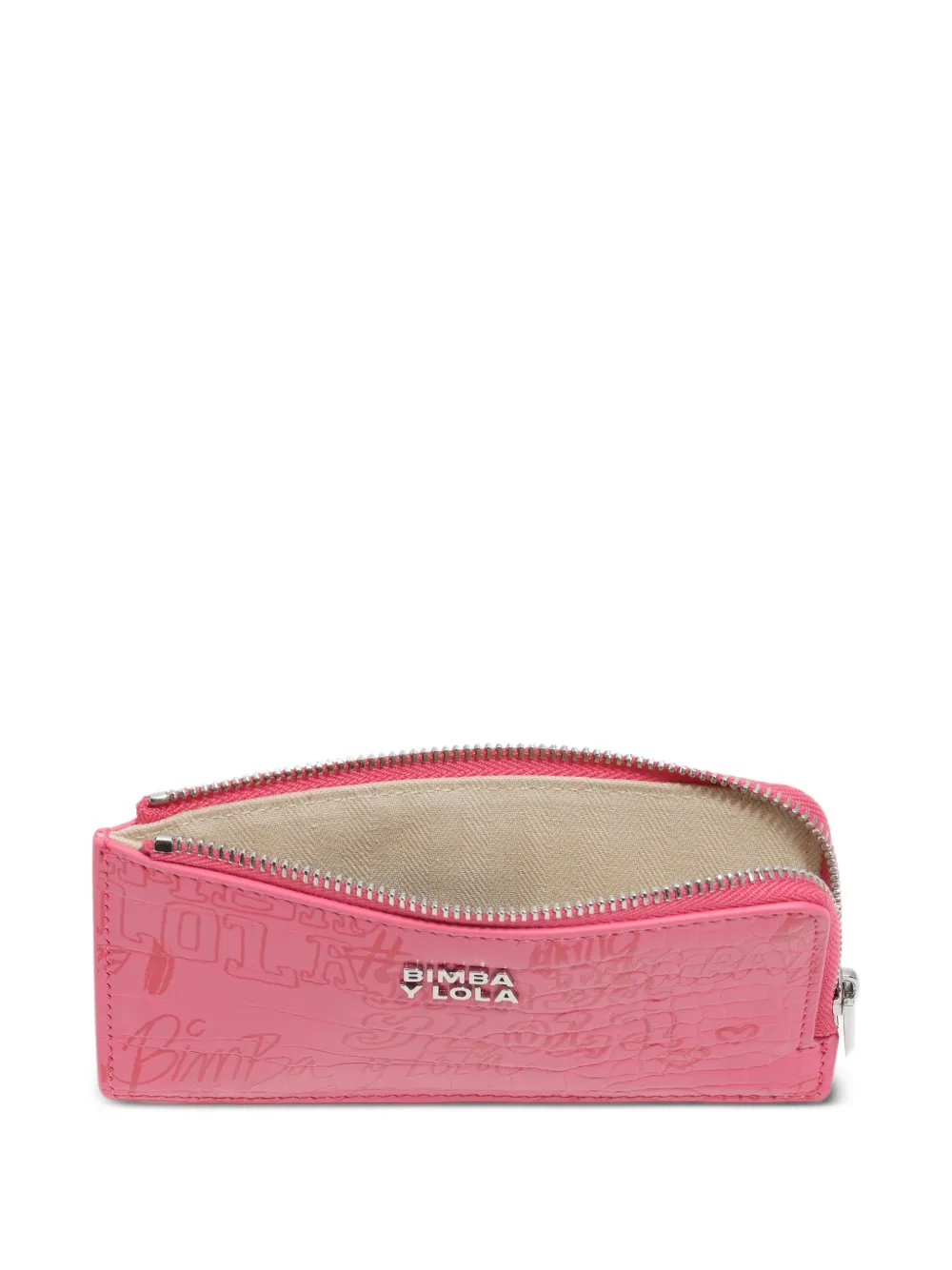 BIMBA Y LOLA Portemonnee met logo Roze