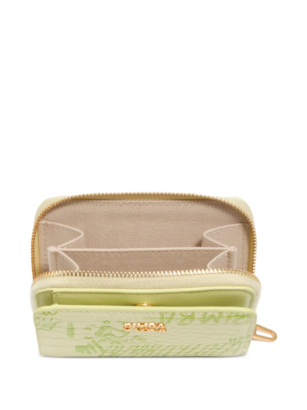  Bimba Y Lola Logo Zip Wallet - Yellow 