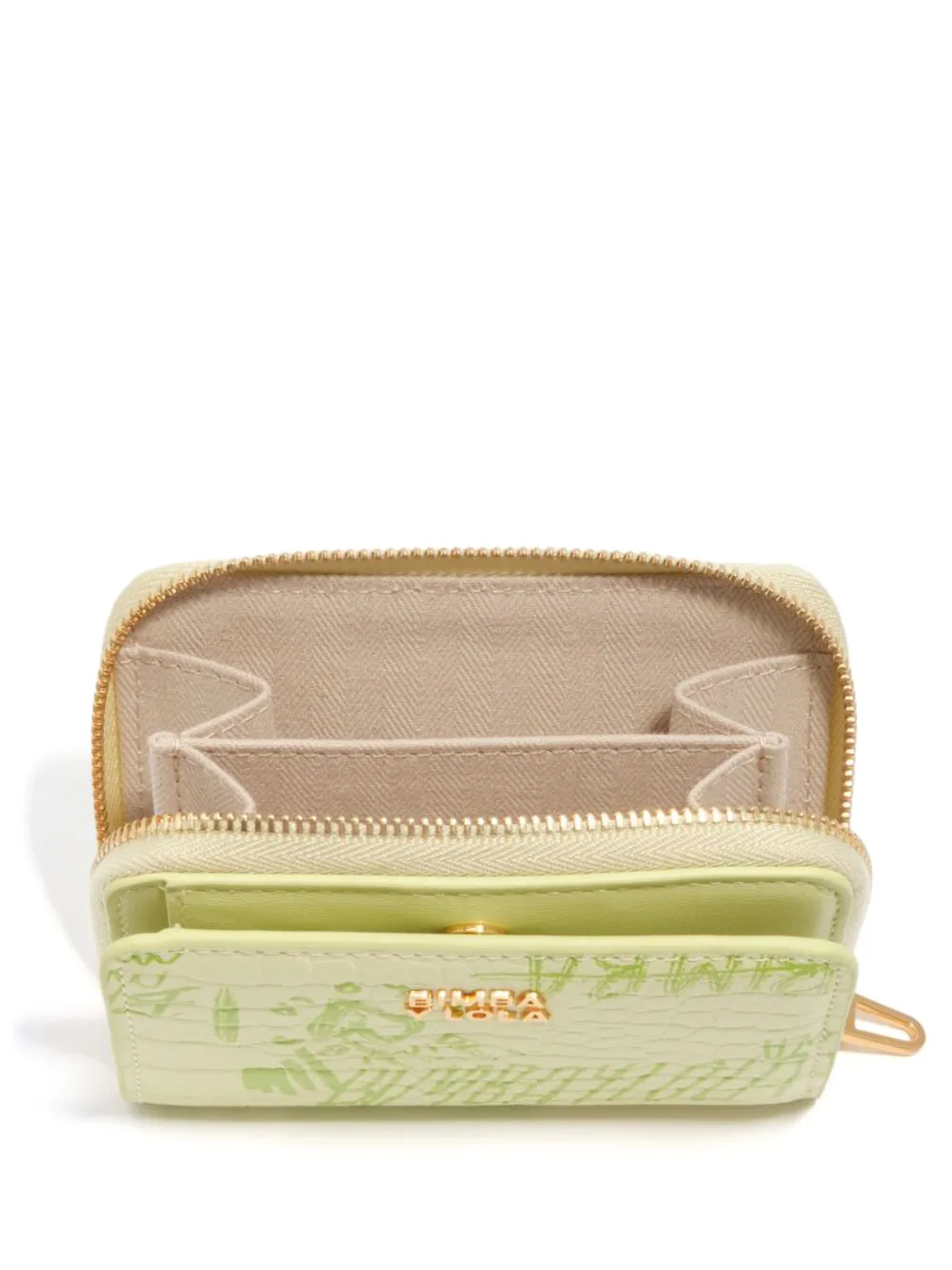 Bimba y Lola Portemonnee met logo Geel