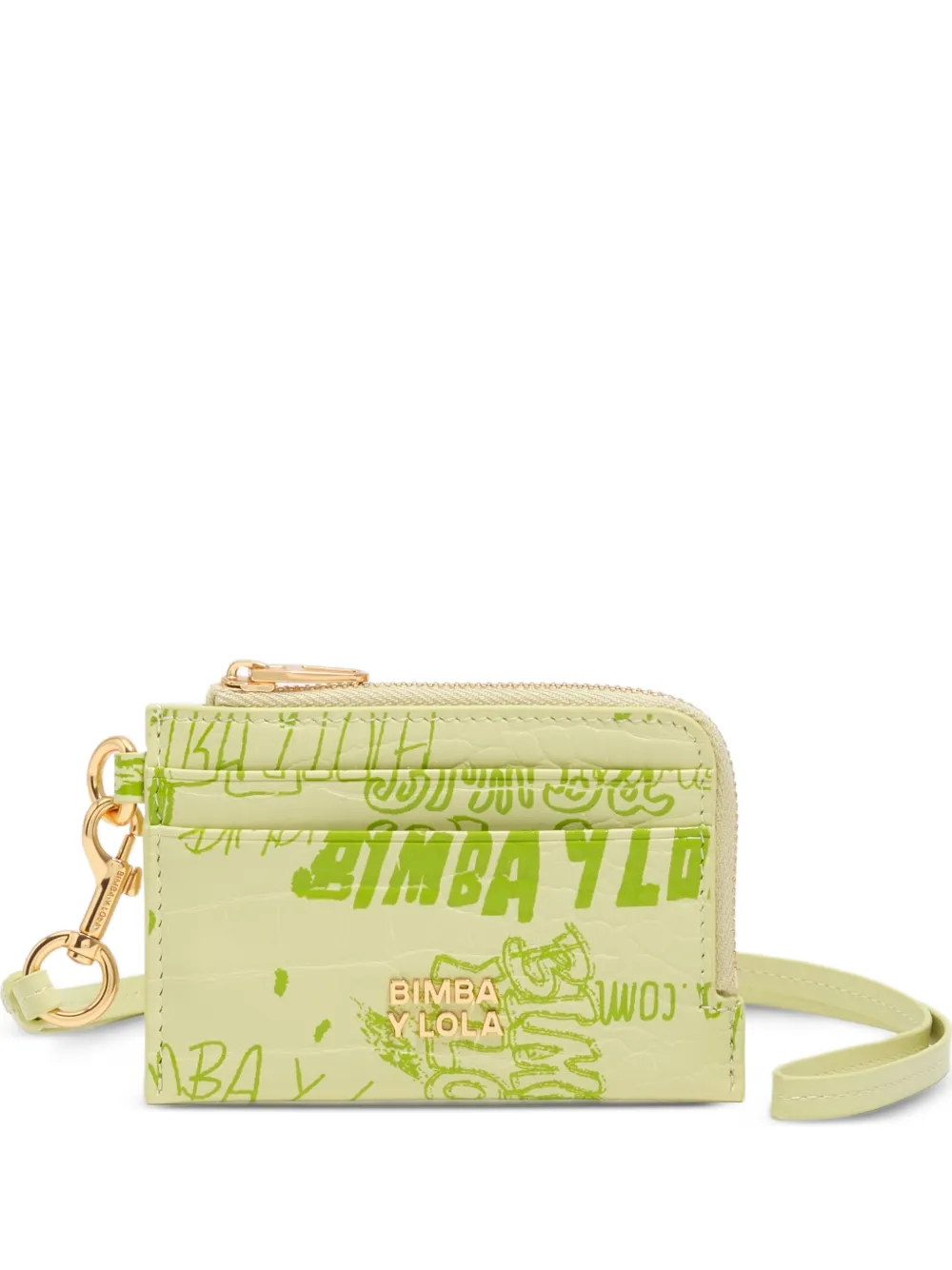 BIMBA Y LOLA Portemonnaie mit Logo-Schild - Nude