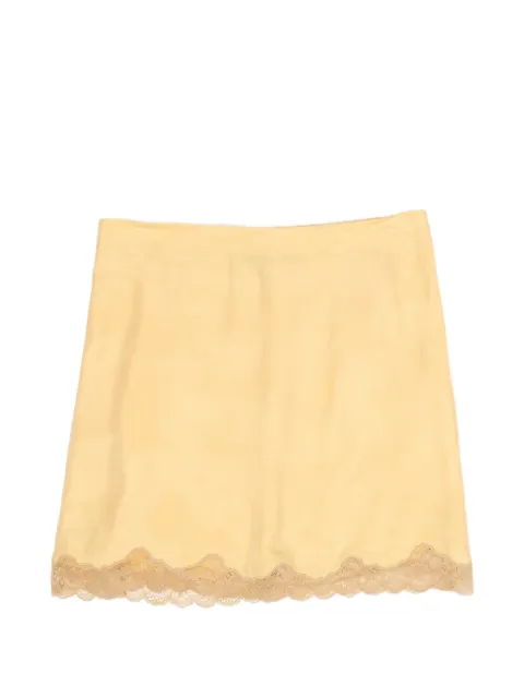 Bimba y Lola lace-trim mini skirt