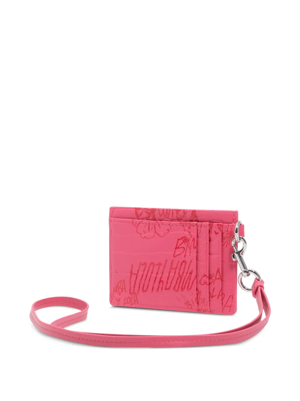 BIMBA Y LOLA Pasjeshouder met bloemenprint Roze