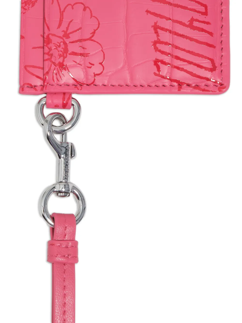 BIMBA Y LOLA Pasjeshouder met bloemenprint Roze