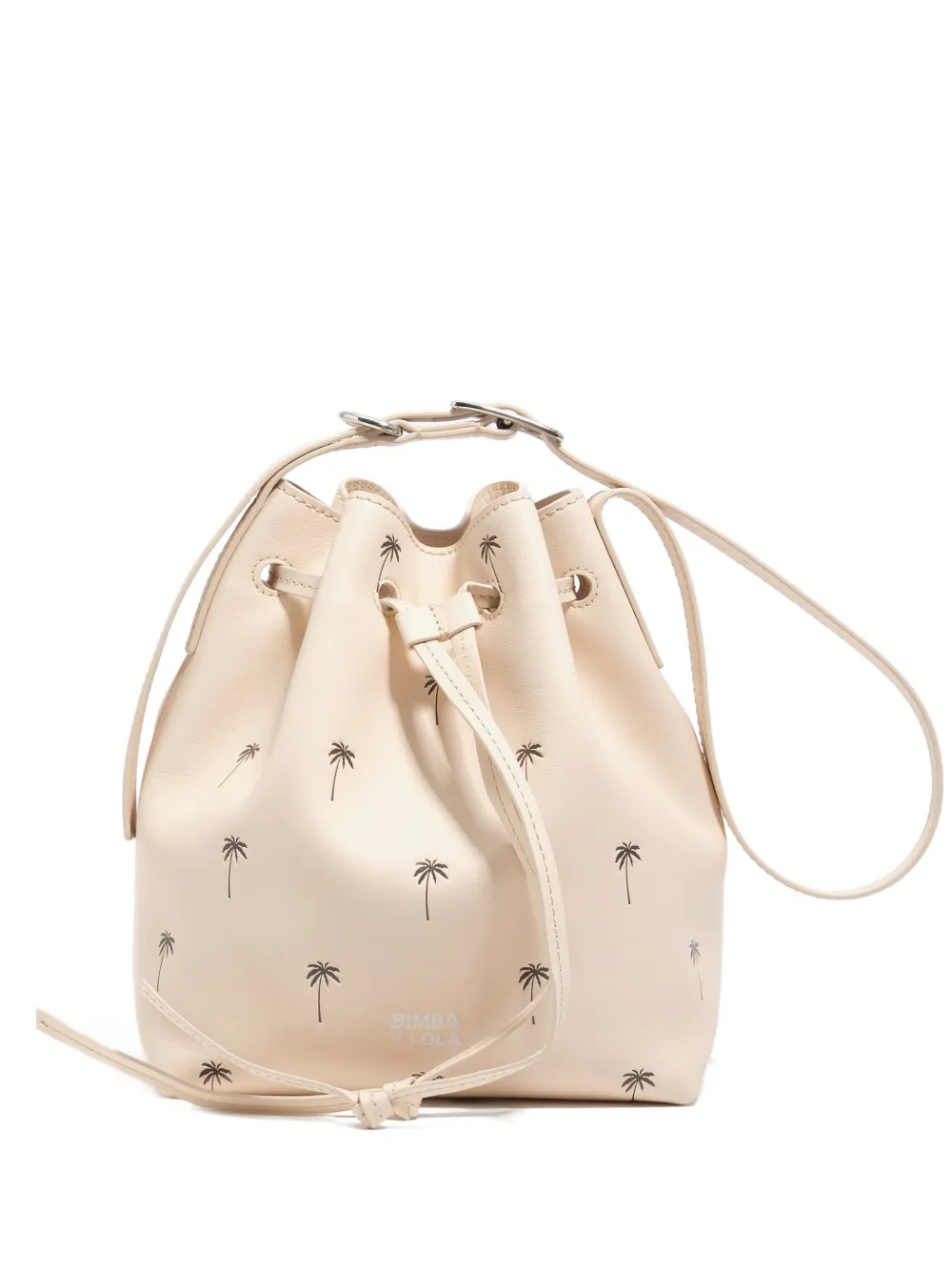 Bimba y Lola Borsa a secchiello grande con stampa - Toni neutri