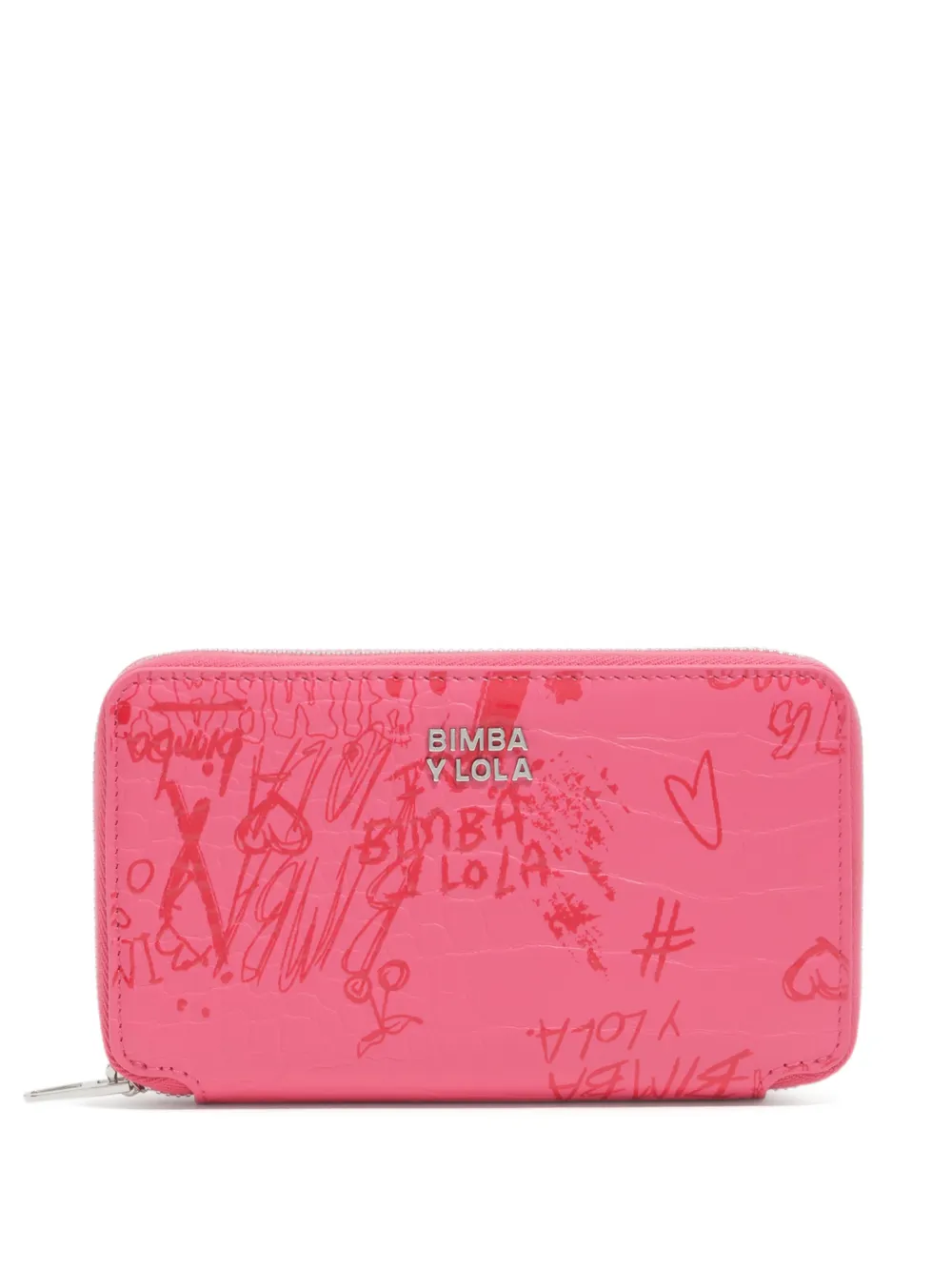 Bimba y Lola Portafoglio con zip - Rosa