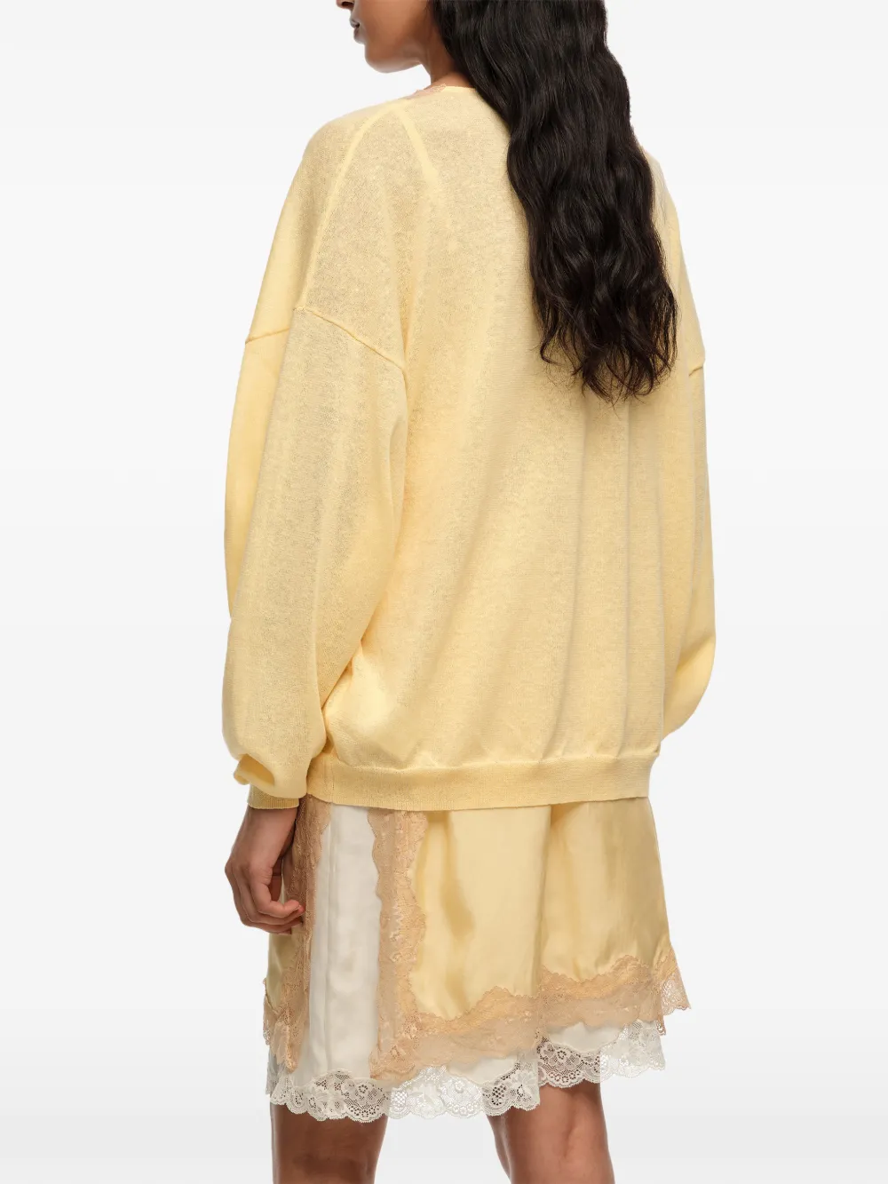 Bimba y Lola Top met V-hals Geel