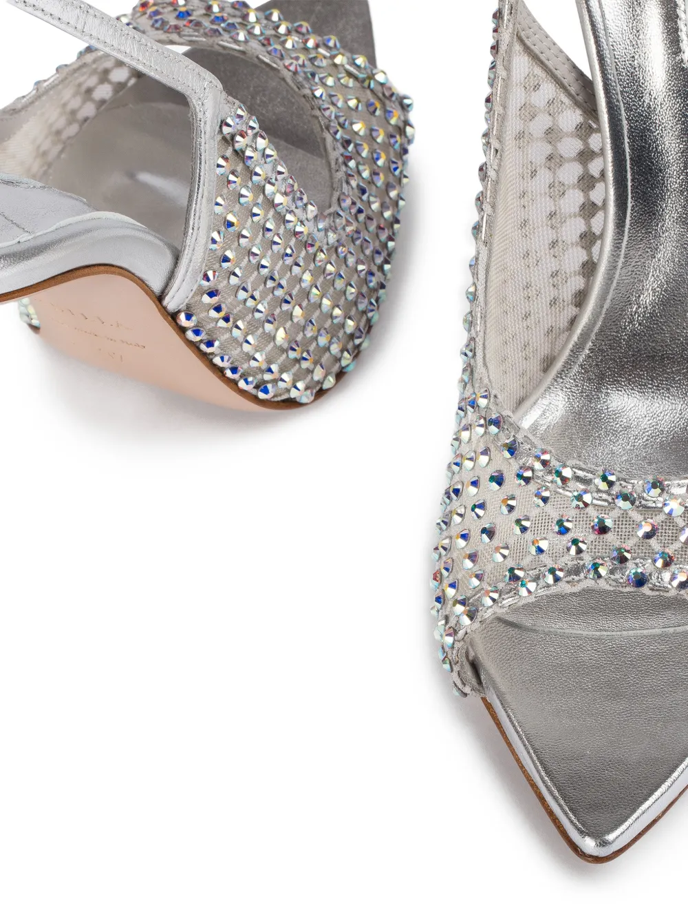 Le Silla Gilda slingback sandalen Wit