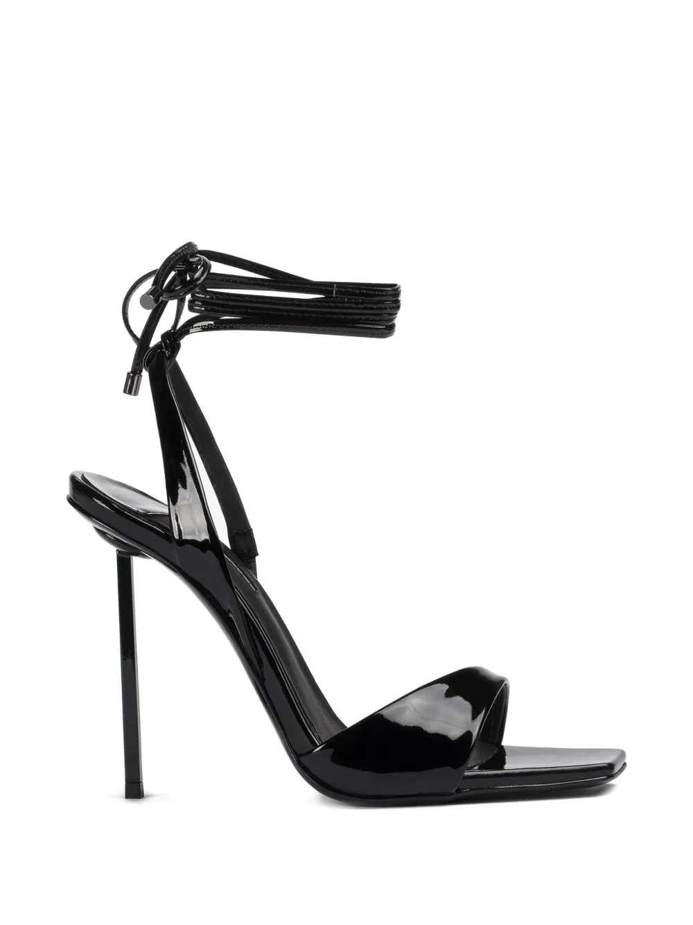 Le Silla Nyra sandalen met gestrikte enkelbandjes Zwart