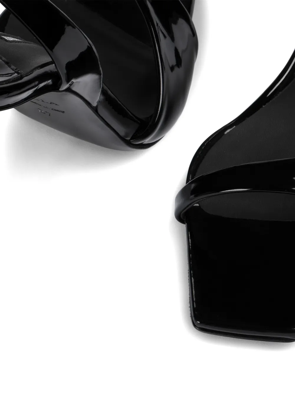 Le Silla Nyra sandalen met gestrikte enkelbandjes Zwart