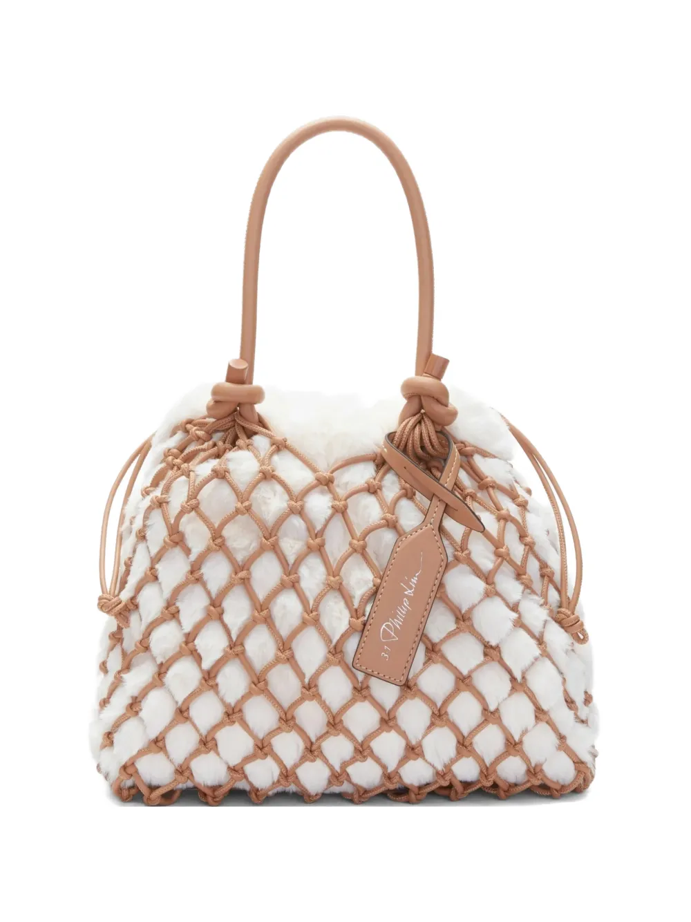 3.1 Phillip Lim mini macrame tote bag - Marrone