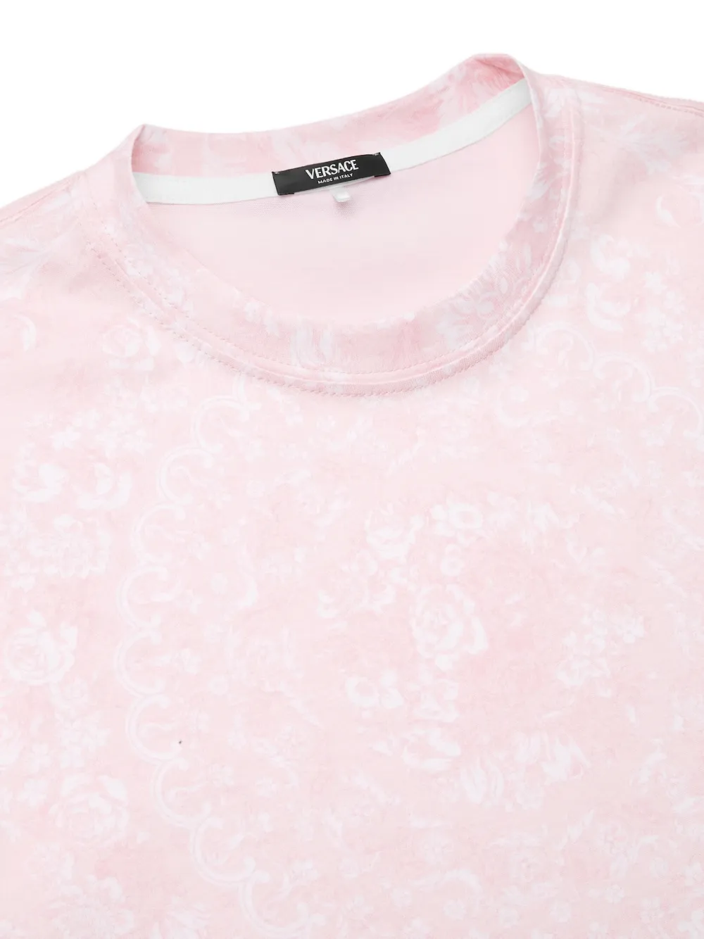 Versace T-shirt met print Roze