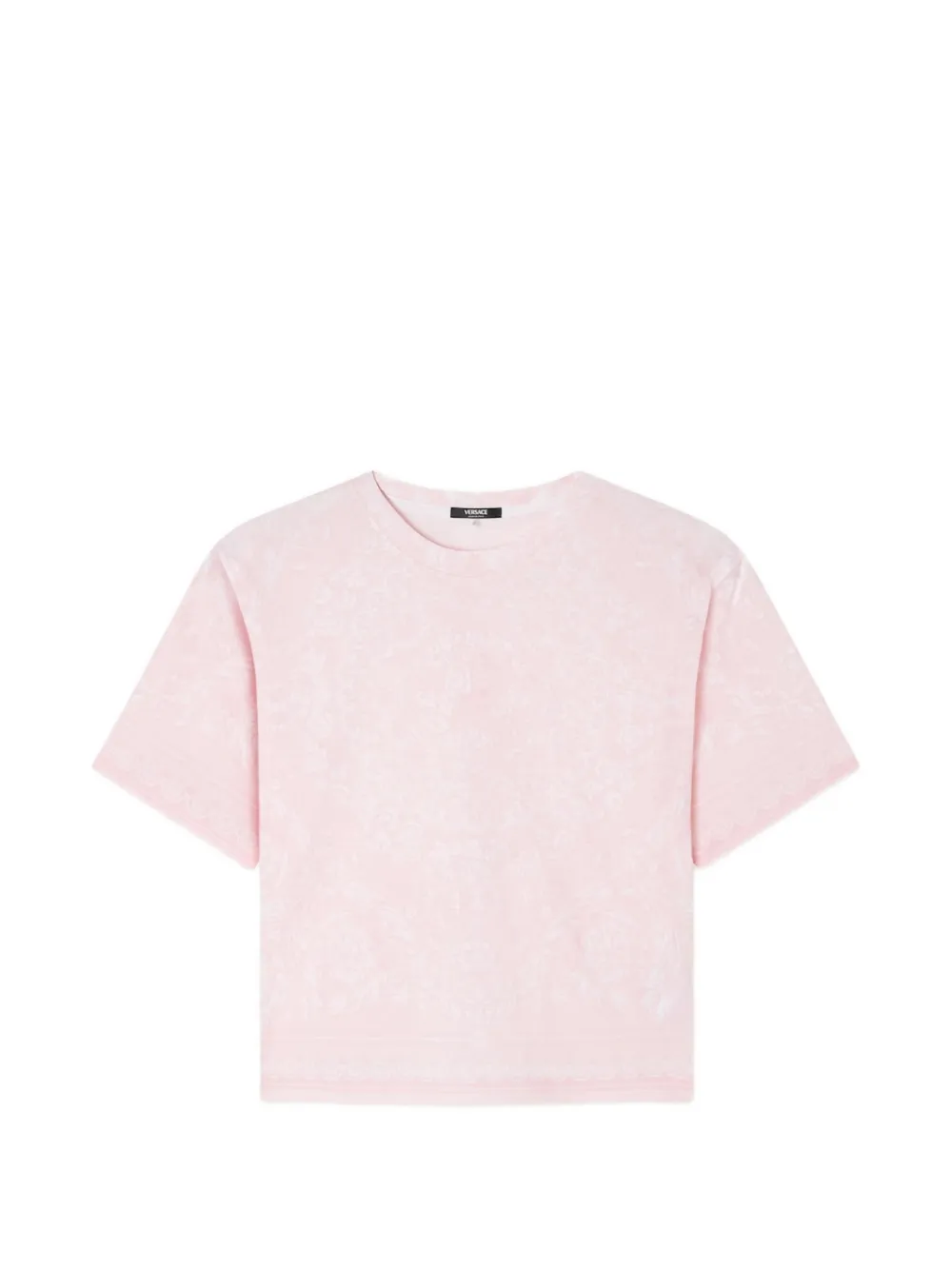 Versace printed cotton T-shirt - Rosa