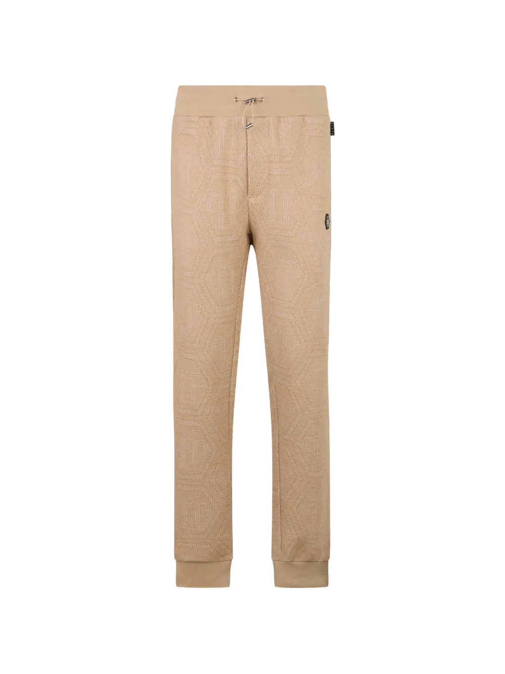Philipp Plein jacquard monogram track pants - Toni neutri