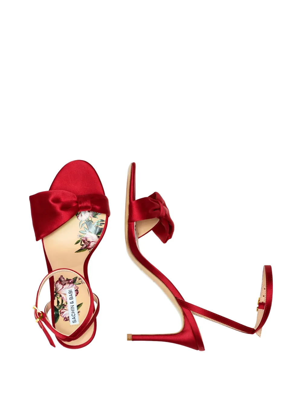  Sachin & Babi Chelsea Bow-detail Sandals - Red 
