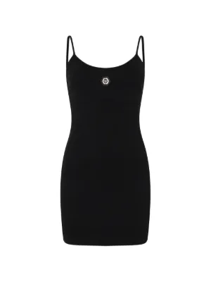 Versace Mini embellished-strap Dress | Black | FARFETCH OM Versace Mini embellished-strap Dress | Black | FARFETCH OM