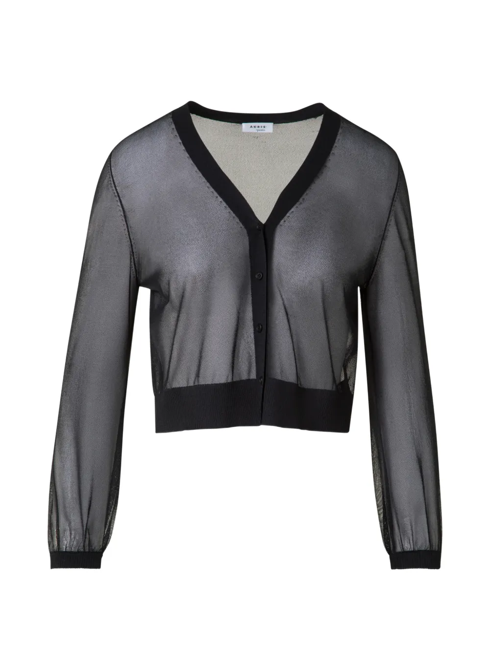 Sheer Cropped Cardigan