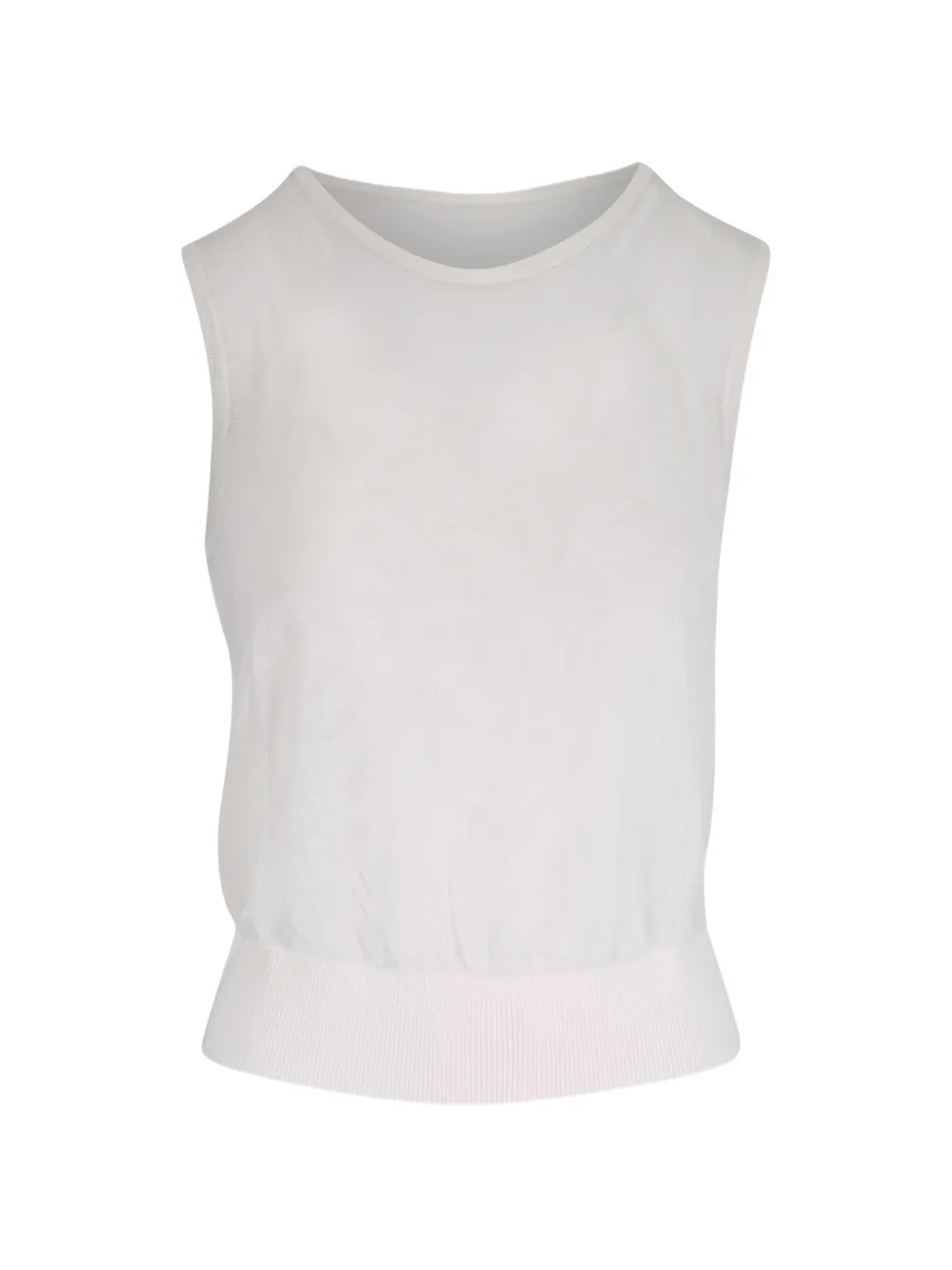 Akris Punto crew-neck tank top - Bianco
