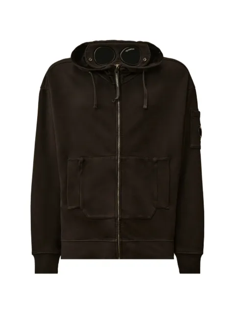 C.P. Company goggle-detail hoodie