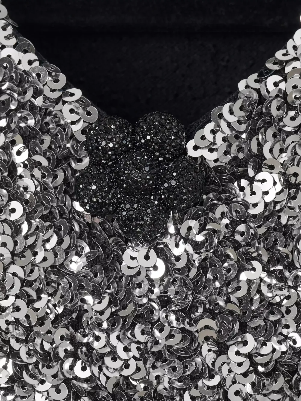  Marc Jacobs Sequin-embellished V-neck Mini Dress - Silver 