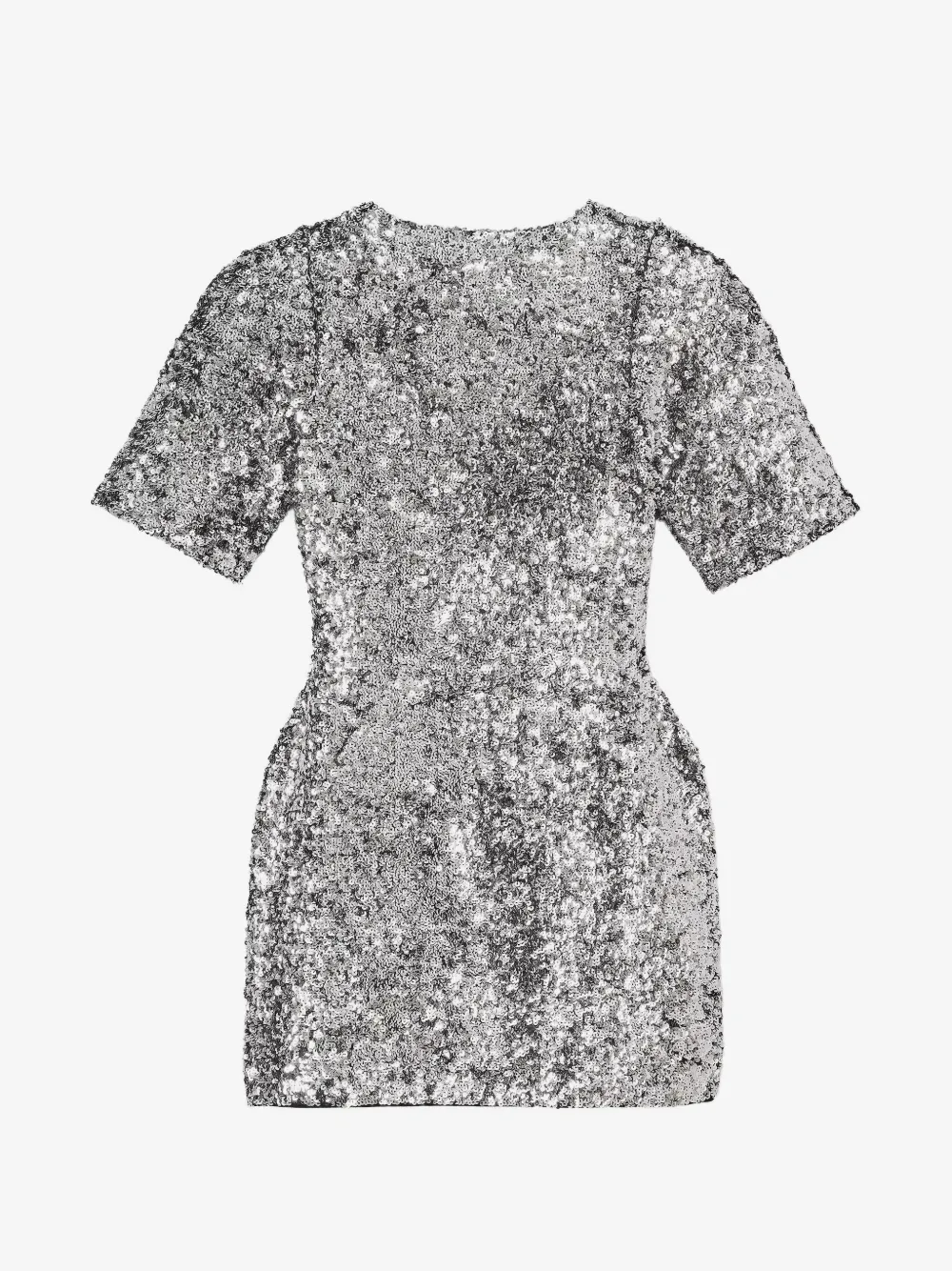 sequin V-neck knit dress — Image 3