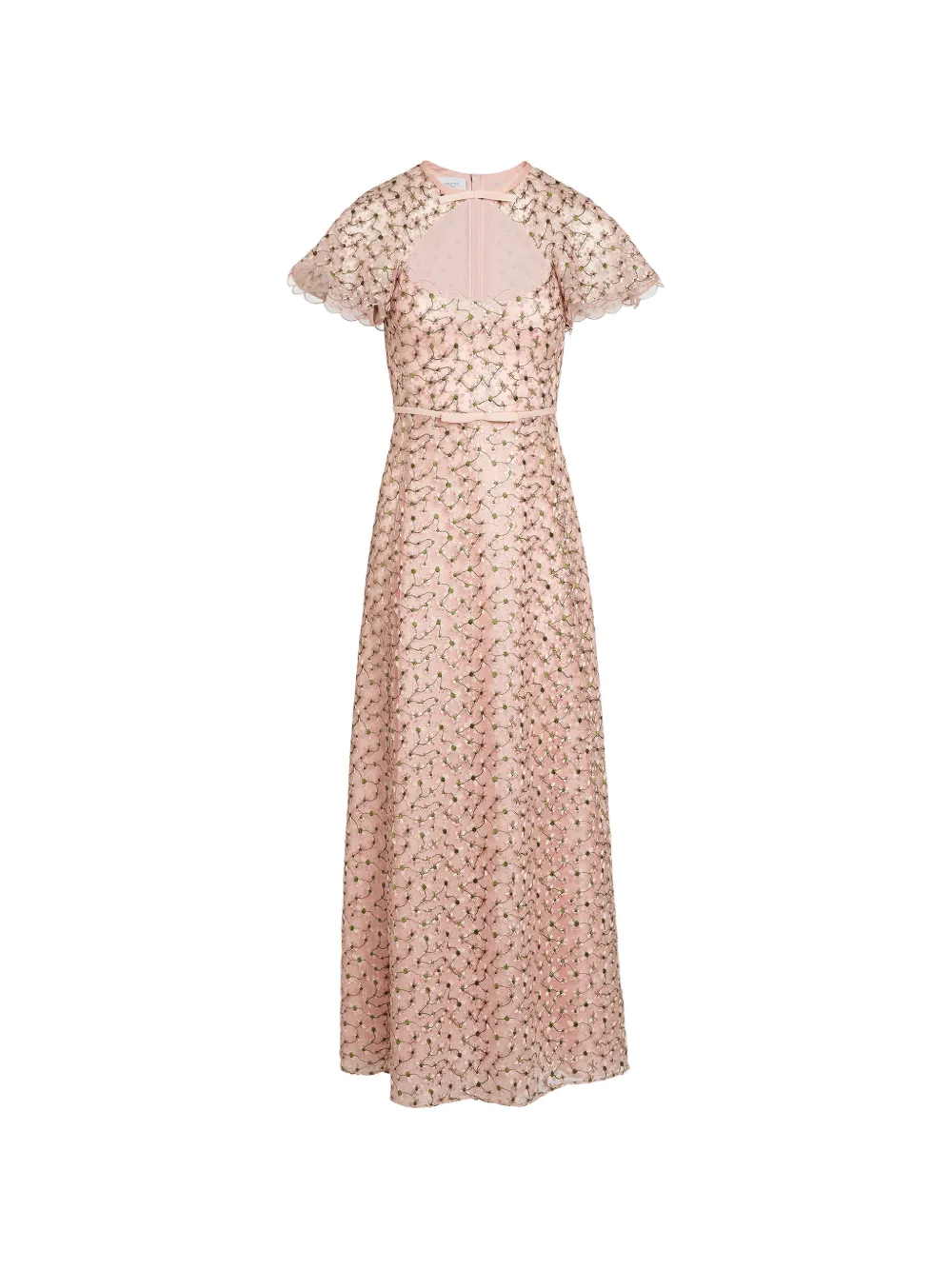 Giambattista Valli Daisies floral embroidered midi dress - Rosa