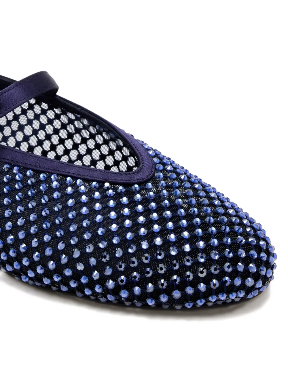 Le Silla Gilda ballerina's met kralen Blauw