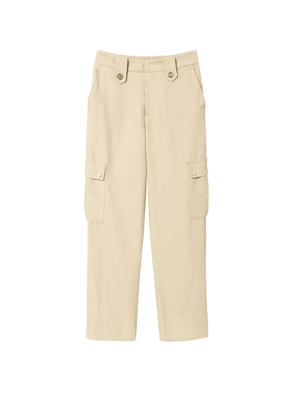 TWINSET twill cargo trousers - Toni neutri