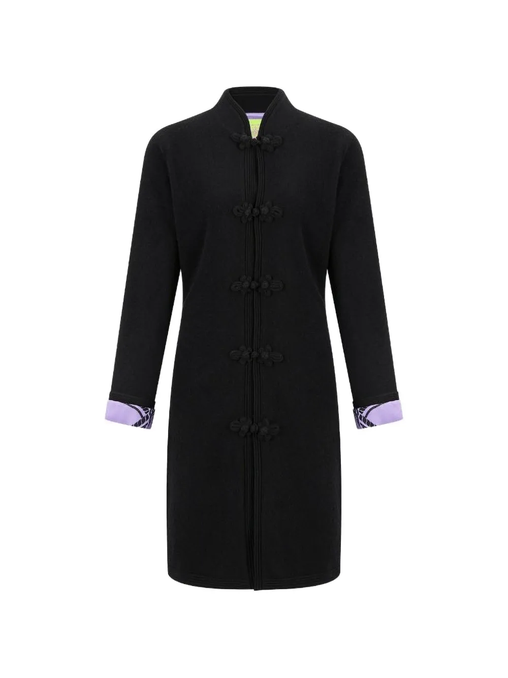 Shanghai Tang knotted cashmere tang cardigan - Nero