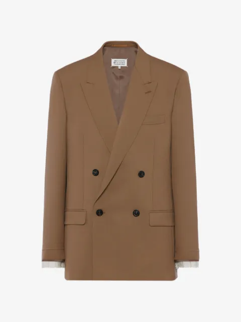 Maison Margiela veste croisée à poches à rabat