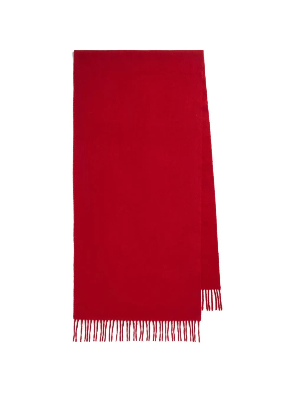 TOTEME fringed-edge scarf - Rosso