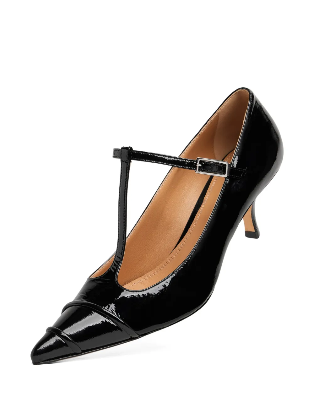 Maison Margiela Pumps met puntige neus en T-band Zwart