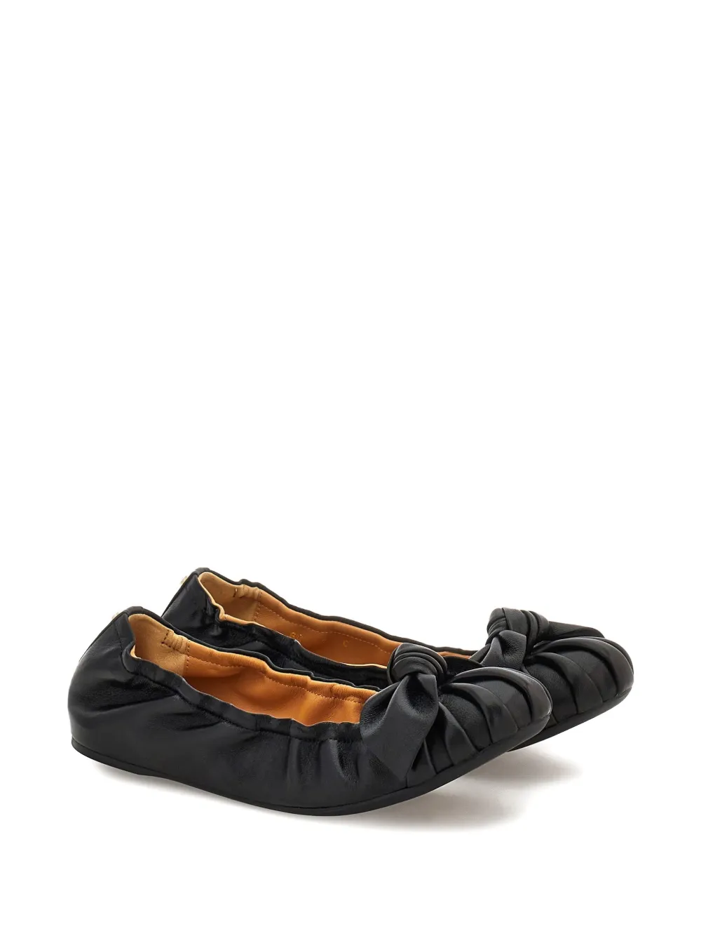 Ferragamo Ballerina's met strikdetail Zwart
