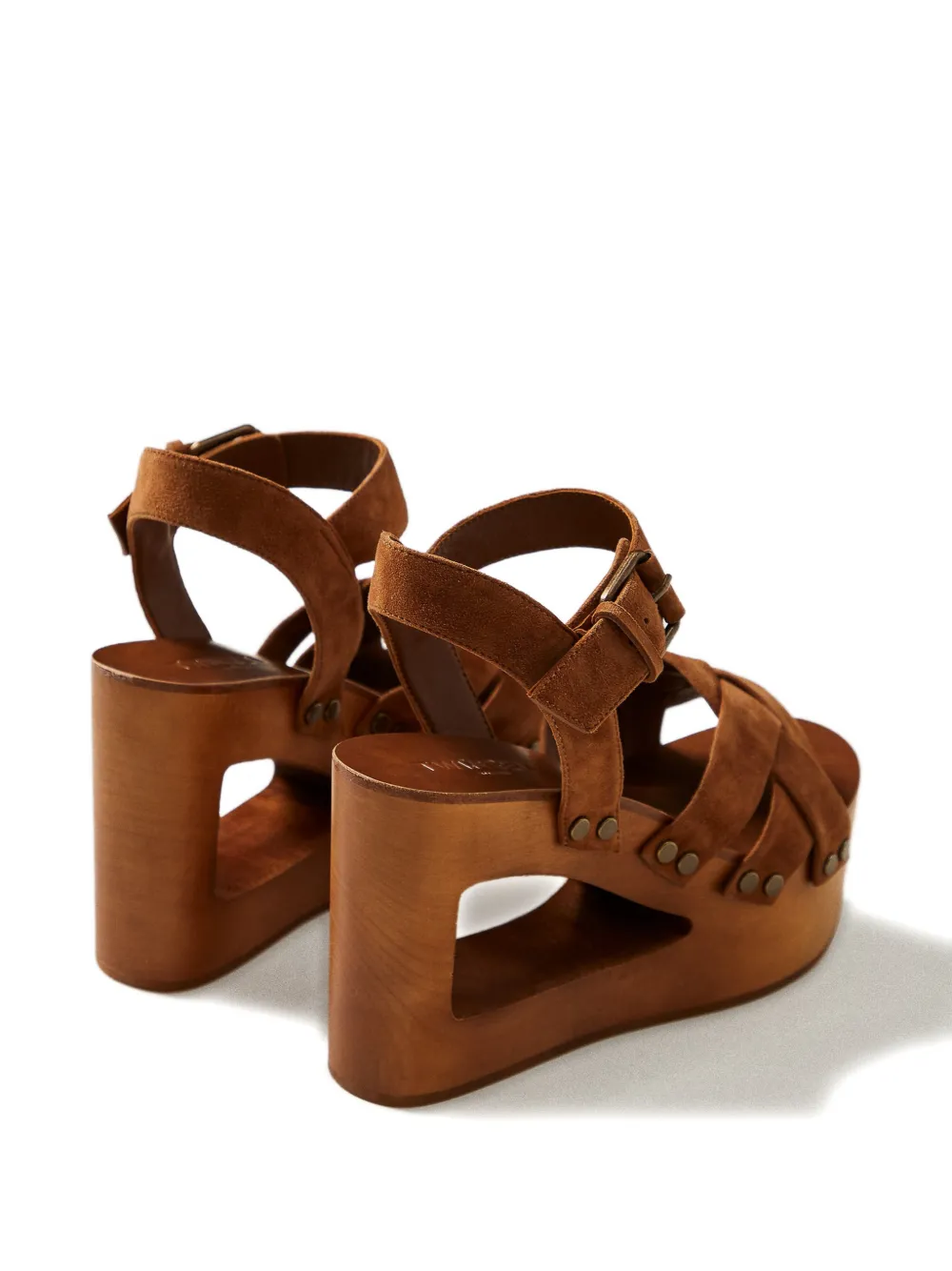 TWINSET woven platform sandals Bruin