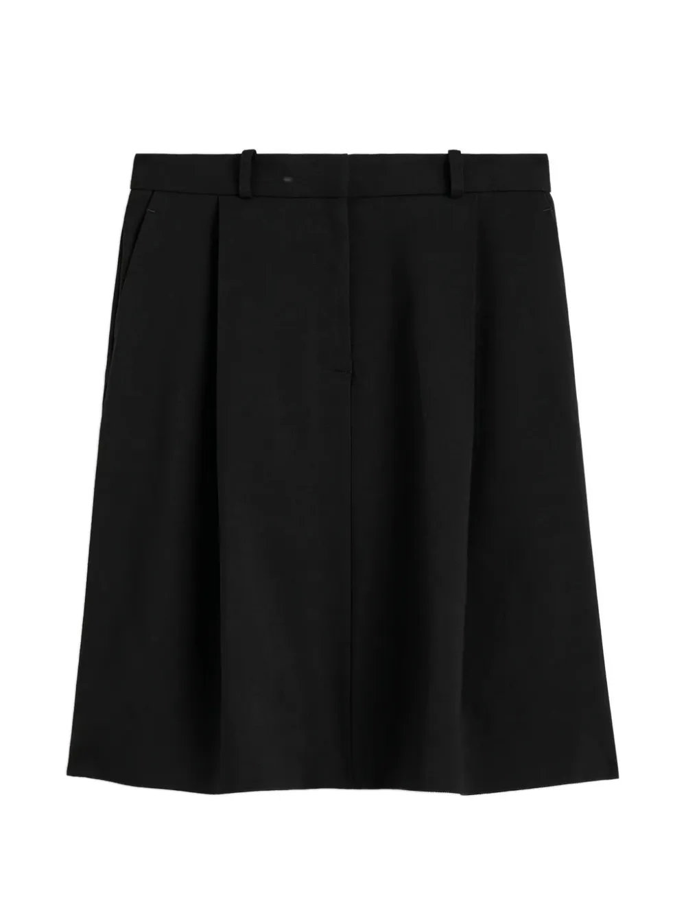 TOTEME tailored pleated skirt - Nero