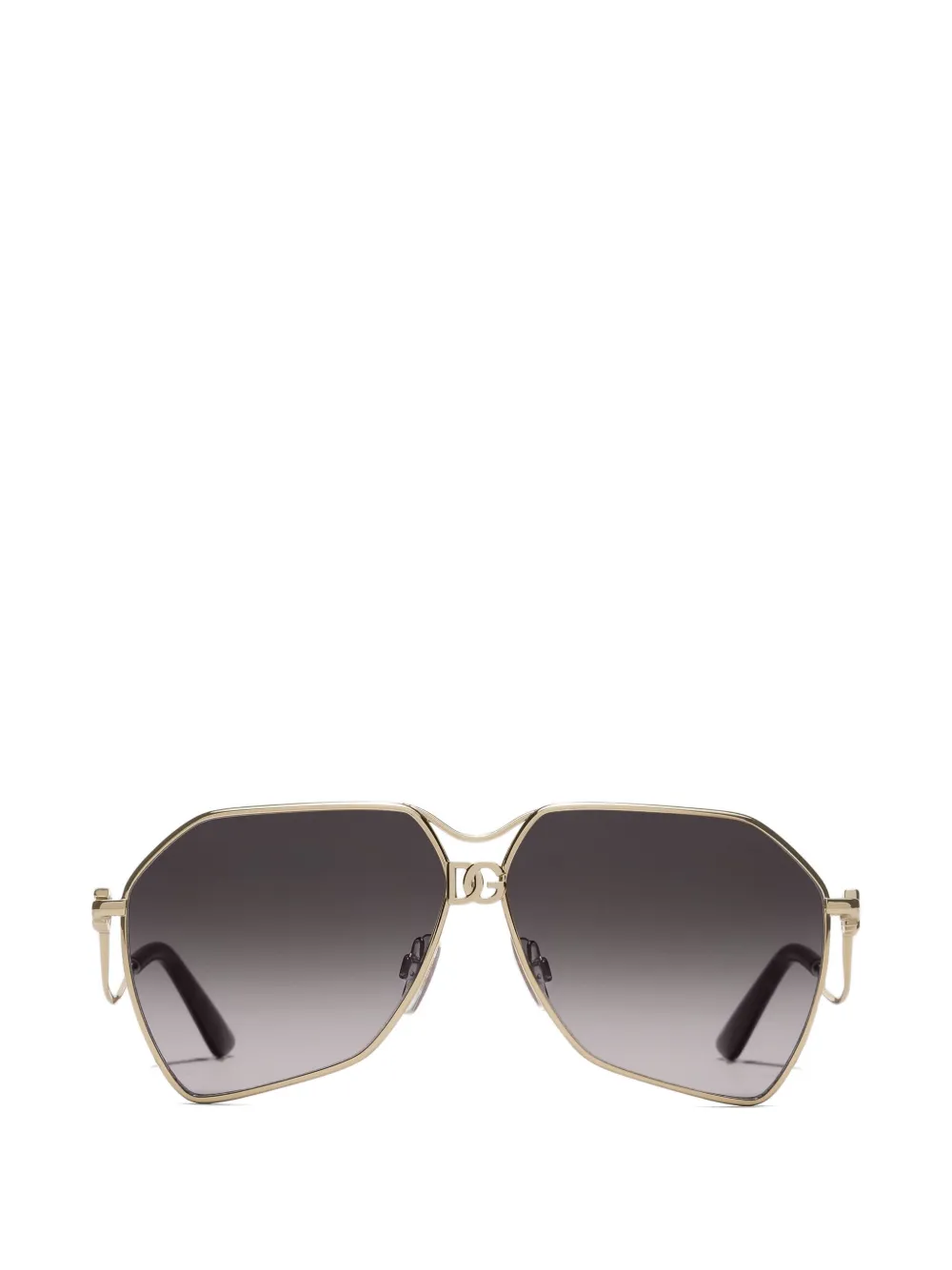 Dolce & Gabbana Eyewear logo-detail sunglasses - Oro