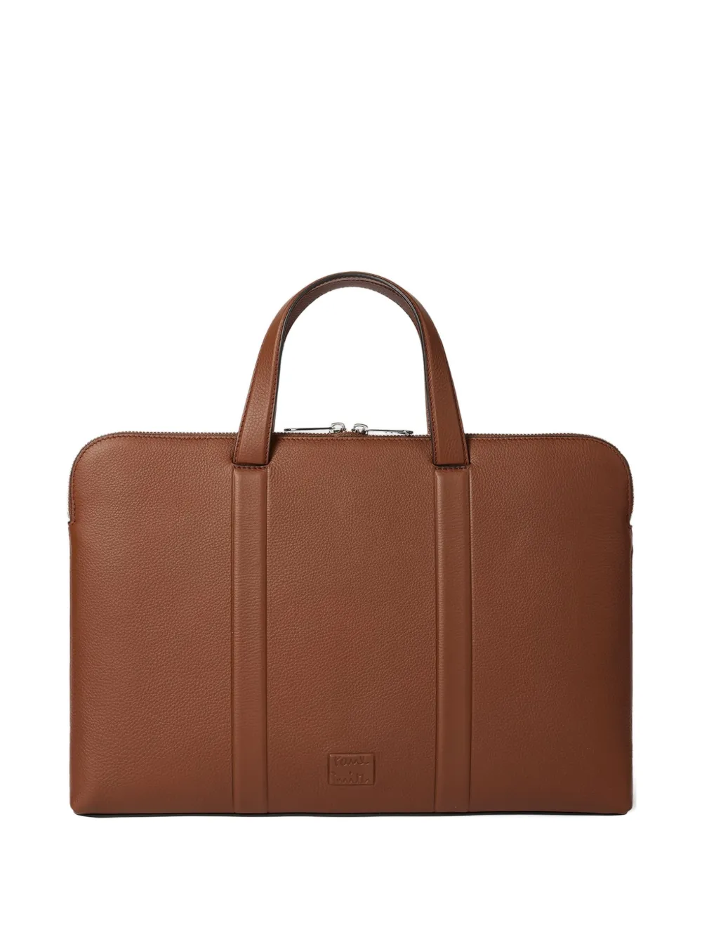 Paul Smith zip handles laptop bag - Marrone