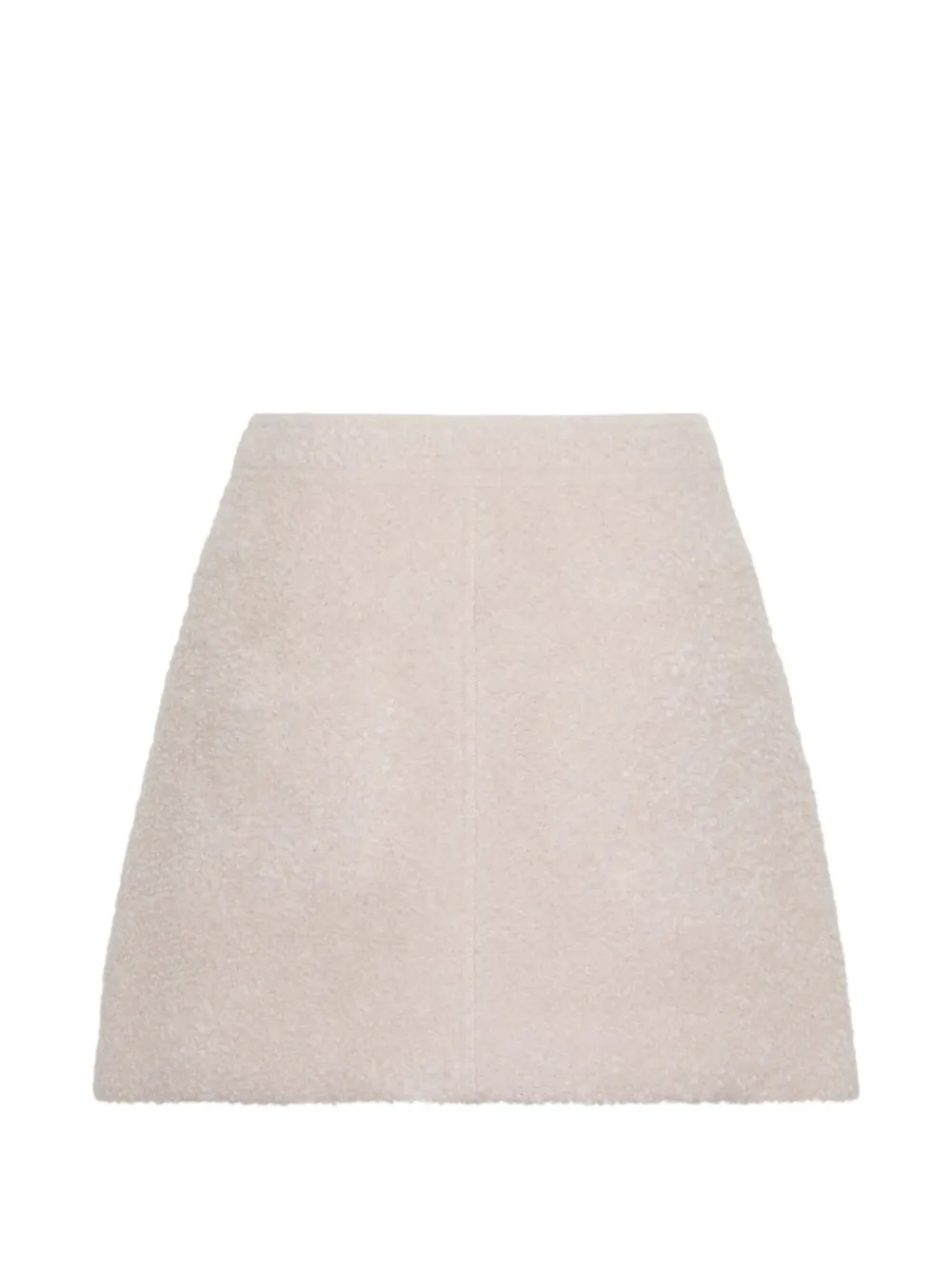Adam Lippes Maisey bouclé geborstelde rok Beige