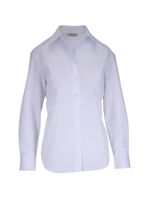 Lafayette 148 camisa con botones en el cuello